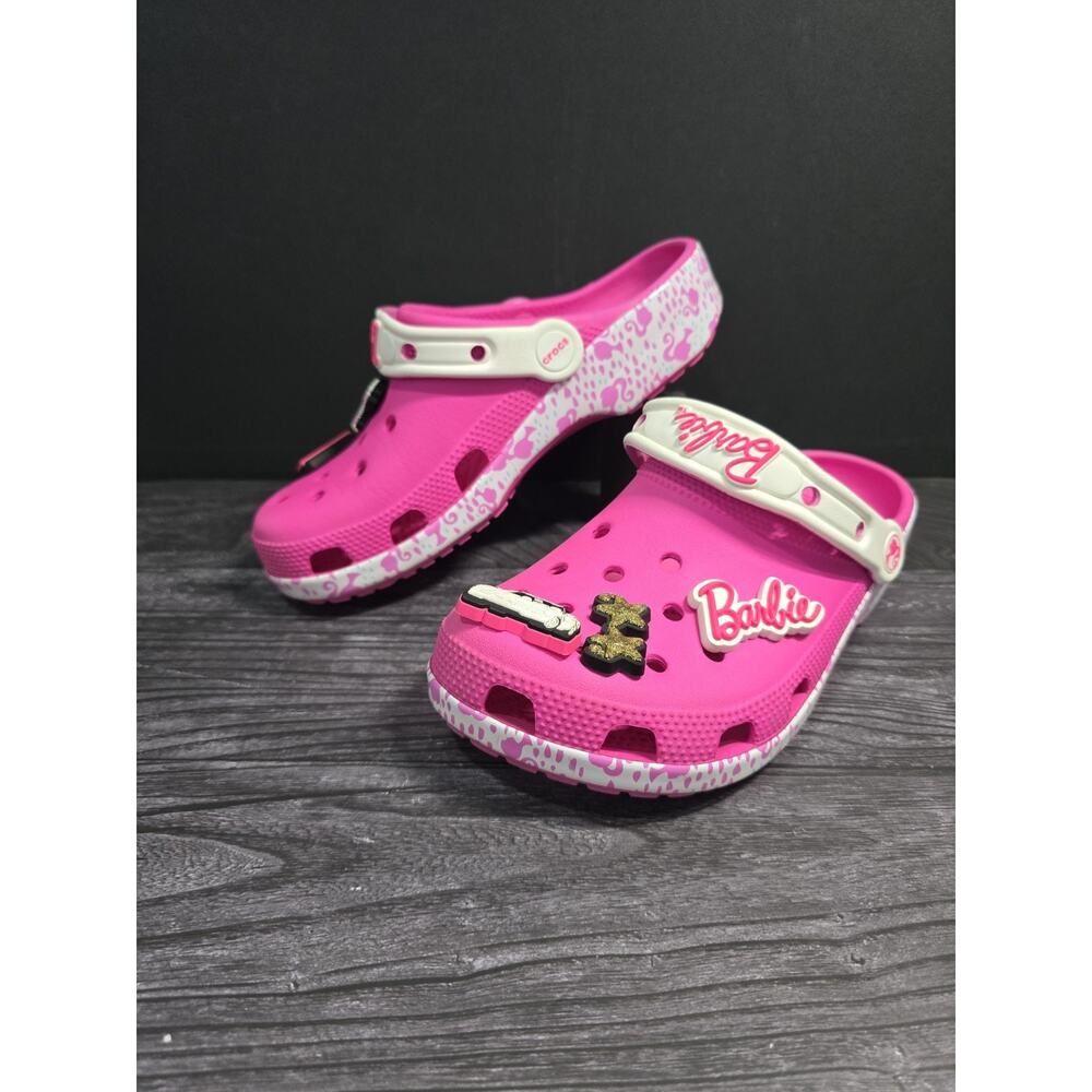 Crocs x Barbie Classic Clog Electric Pink Women's 6 / Men's 4 - Excellent EUC